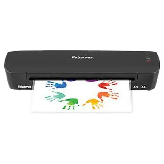 Arc A4 laminator for hot laminating pouches up to 80 microns antijam lever creative hobbies 30cmmin