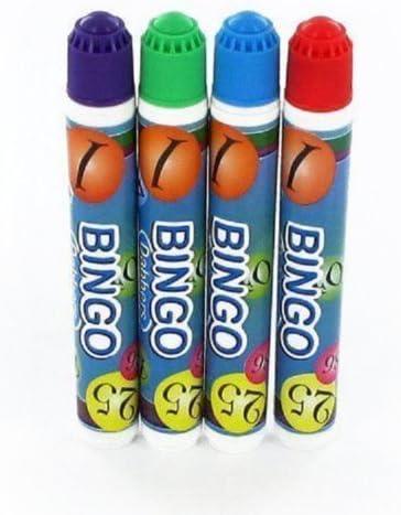 4PK Bingo Dabbers Markers Multi-Colour Pens Game Fun Party Activities Tickets 2