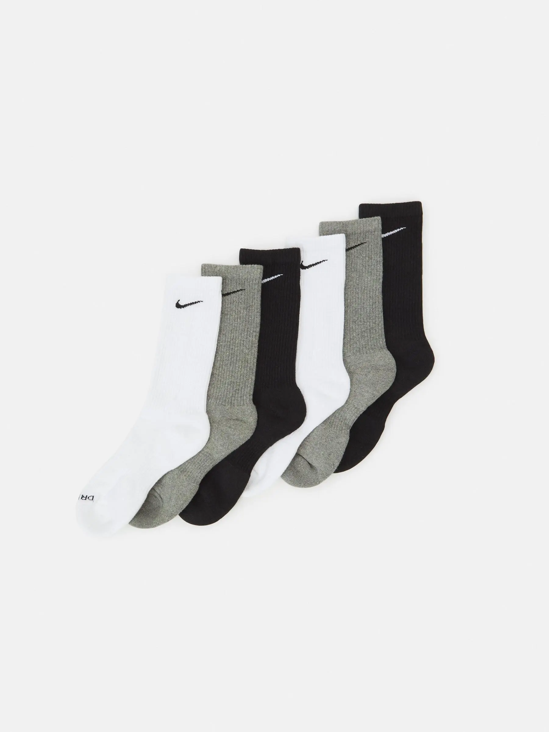 NIKE EVERYDAY PLUS CREW UNISEX 6 PACK - Sports socks