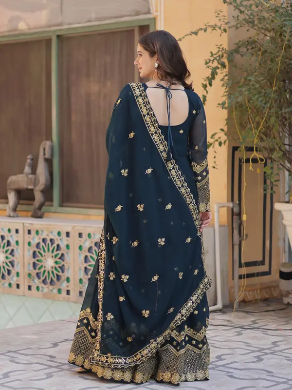 Hania Collection Premium Designer Ready Made Gown Dupatta for Women - Elegant and Stylish - Clothes, Piece pakistani indian wedding 6