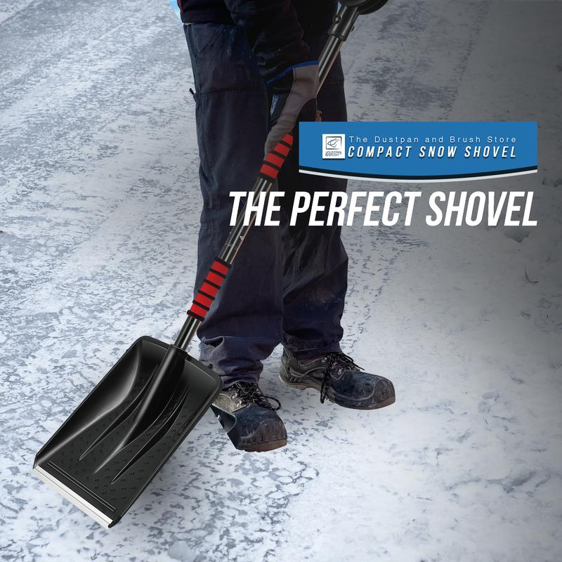 Travel Car Snow Shovel Compact Heavy Duty Snow Scoop with Multi Section Handle 1