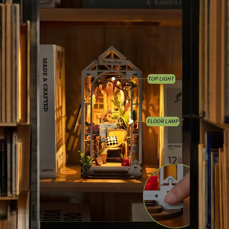 Garden House Book Nook Kit 6