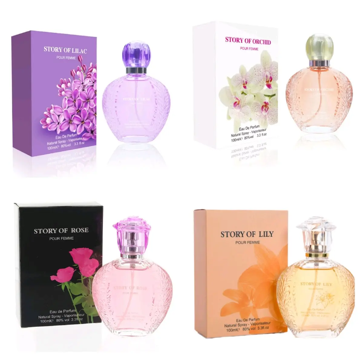 Fine Perfumery Story Of For Her EDP - Choose from 5 Perfumes (Fragrance, Perfume, Gift For Her, Women's Perfume)