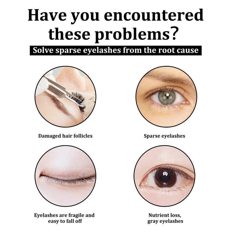 EELHOE Mascara, Natural Slender, Jet Black, Dense Curled Eyelashes, Waterproof and Not Easy To Smudge, Makeup-holding Mascara 3