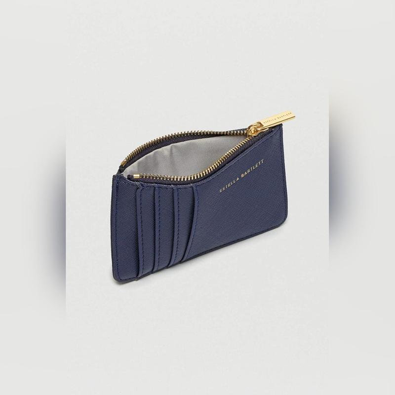 Estella Bartlett Woman on a Mission Vegan Leather Card Purse (Navy) 3