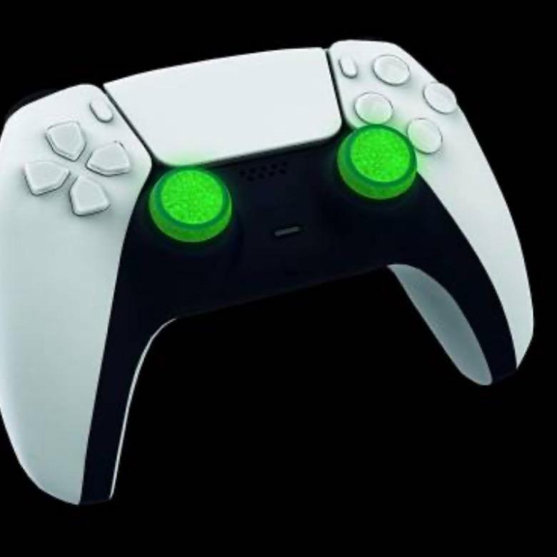 Glow In The Dark Thumbgrips for Improved Controller Grip - Console Accessories for Late Night Gaming Sessions - Grippy and fit all controllers 3