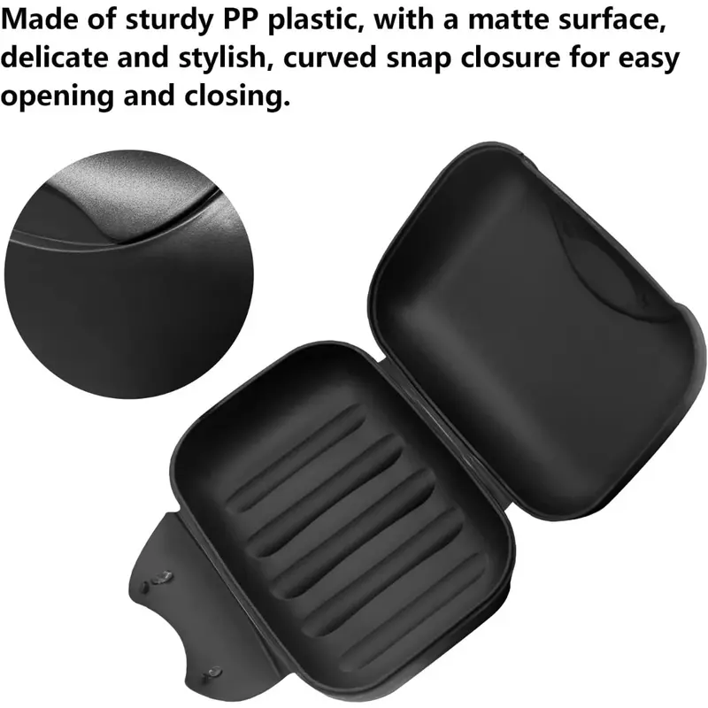 2 Pcs Soap Dish with Lid Travel Soap Case Soap Bar Travel Soap Waterproof and Leakproof Soap Box Container Holder closable Soap Bar Dish Storage for Shower Travel Hiking Bathroom School Gym and Camp 3