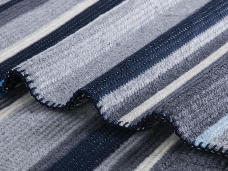 Matris Home England Melody Cotton Blenket Throw for Sofa and Bedspread - Super Soft and Cosy 1