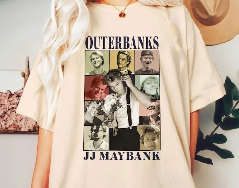 JJ Maybank Eras Tour Shirt, Rudy Pankow Tee, JJ Maybank Graphic Shirt, Outer Banks Merch, OBX Movie Shirt, Oversized Unisex Tee