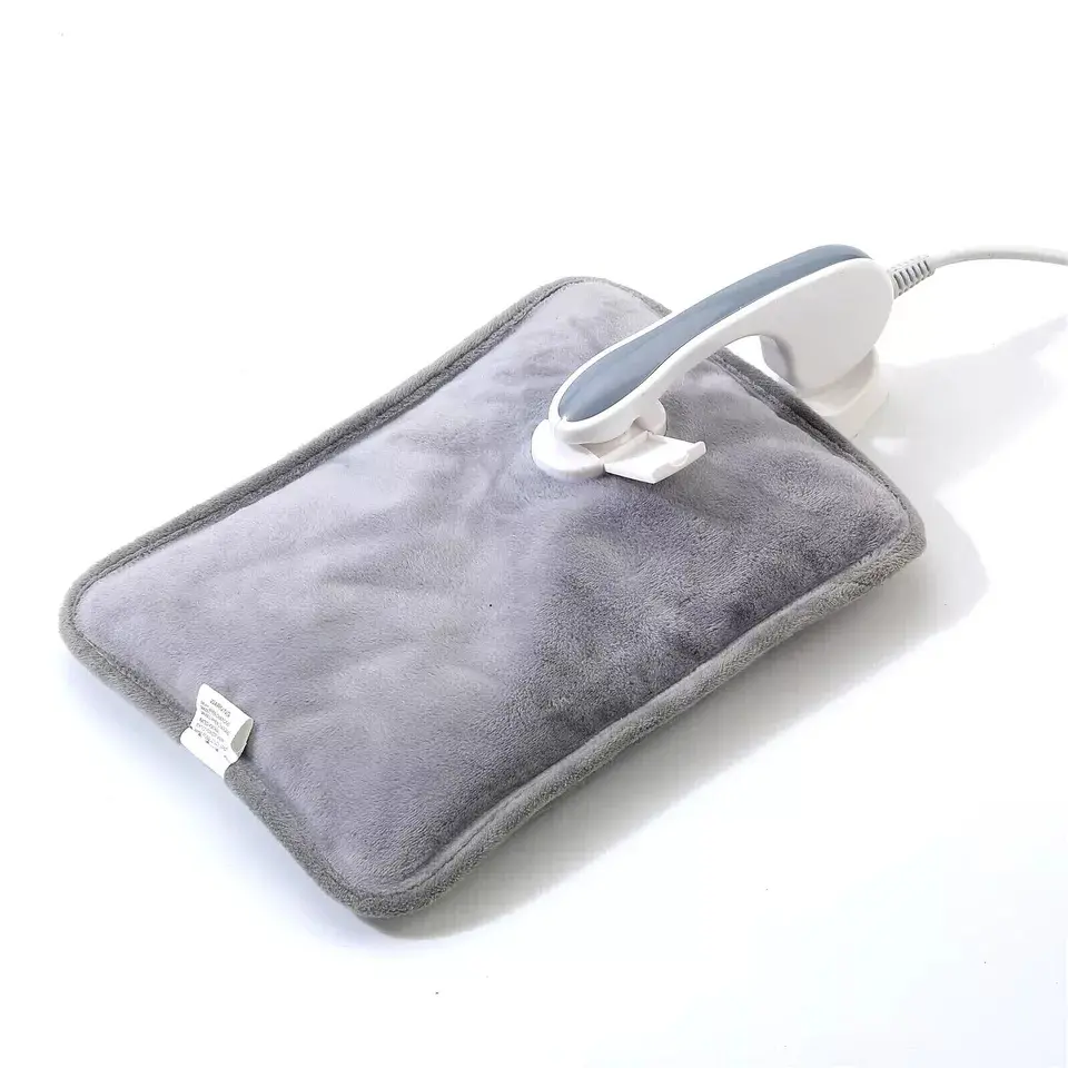 Grey Rechargeable Hot Water Bottle Bed Electric Hand Warmer Massaging Heat Pad Household Cup