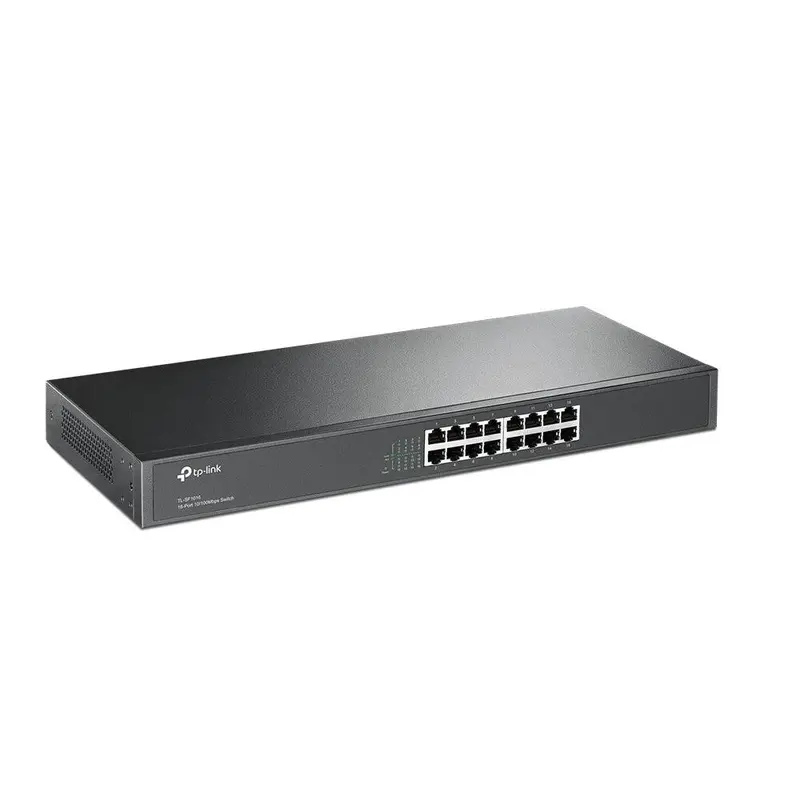 TP-Link TL-SF1016 Unmanaged Fast Ethernet (10/100) 1U Black 1