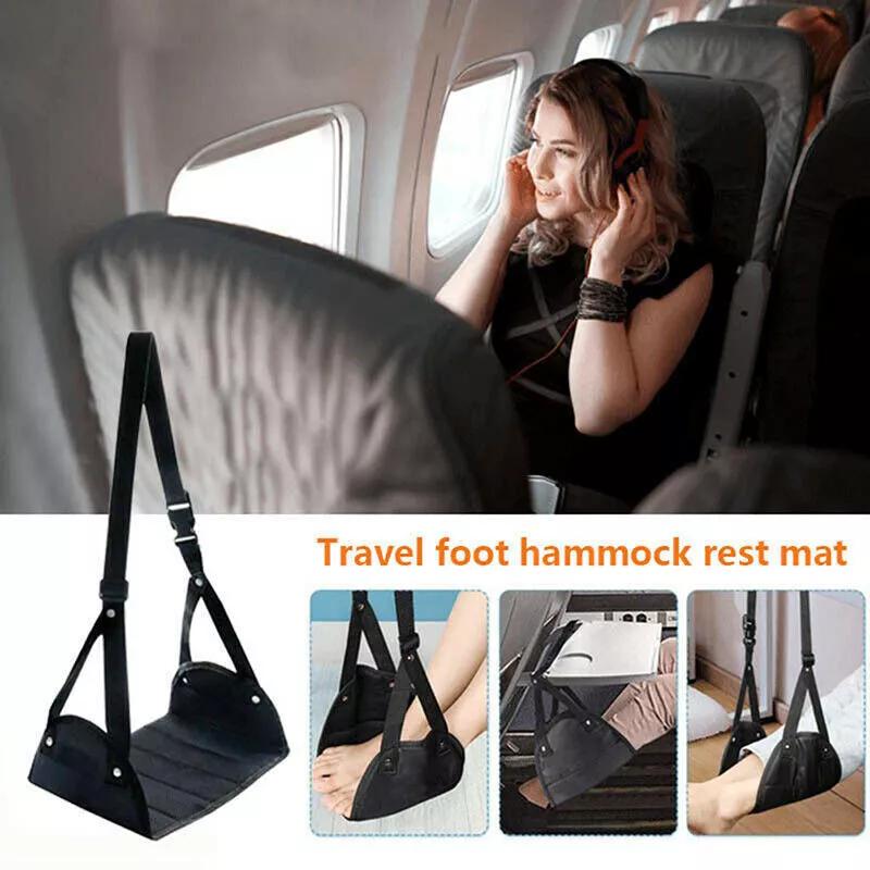 Product Introduction of Travel Foot Rest Footrest Leg Pillow Airplane Flight Foam Cushion Sling - Comfortable and Portable 1
