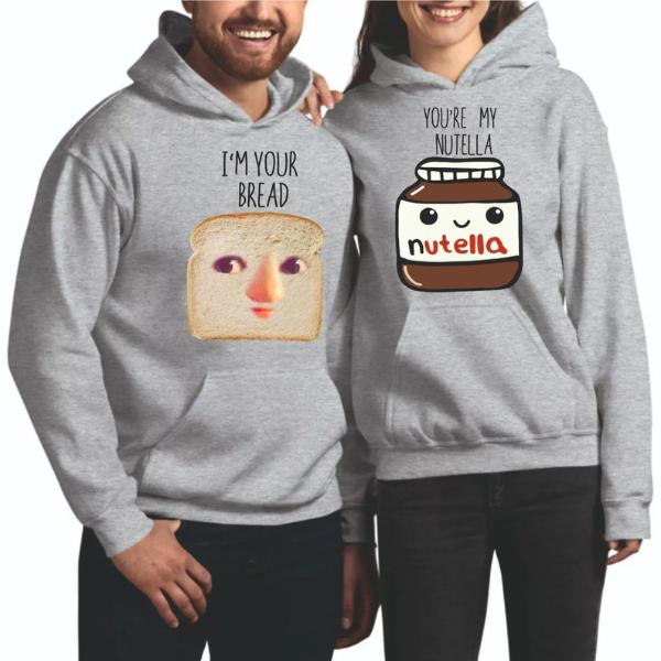 Funny Couple Valentine Hoodie, Graphic Printed Hoodie For Unisex Adult Present 4
