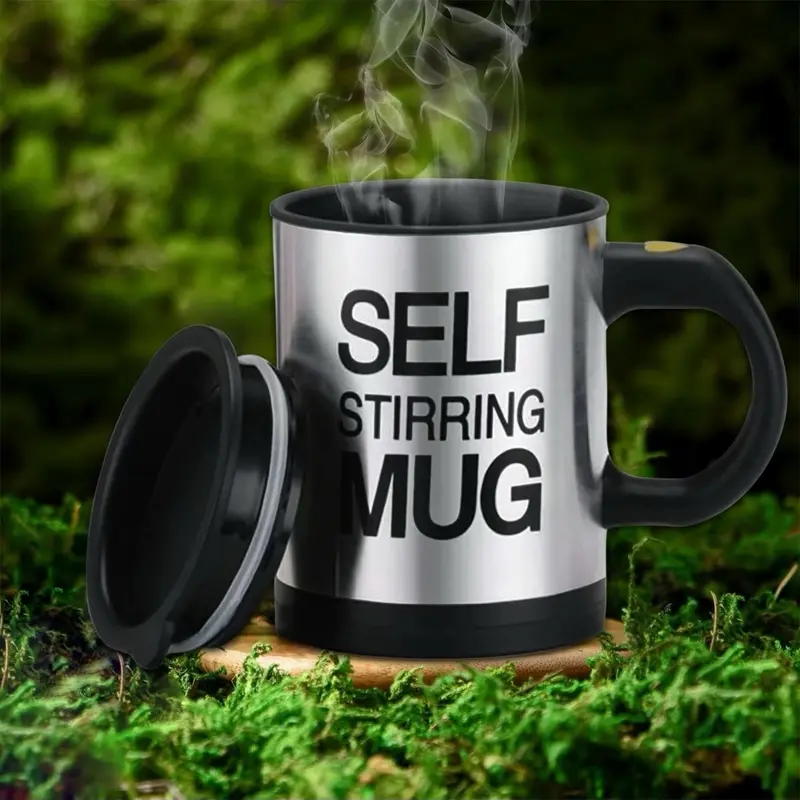 Self-Stirring Mug - Perfect for Coffee and Tea Lovers led kettle gas 4