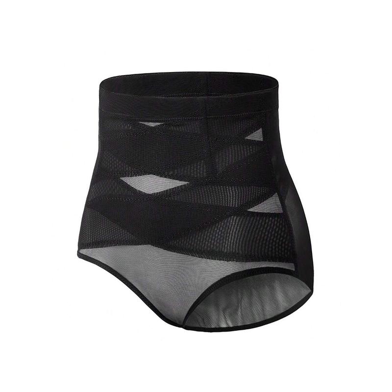 2 Colors Women's Fashion Mid-Waisted Shapewear Shorts,Women Tummy Control Knickers Underpants,Sexy Lace Mesh Bodyshaper Panties,Ladies Slim Fit Butt Lifter Bodyshaper Underwear(S-XXL)[S12] 5