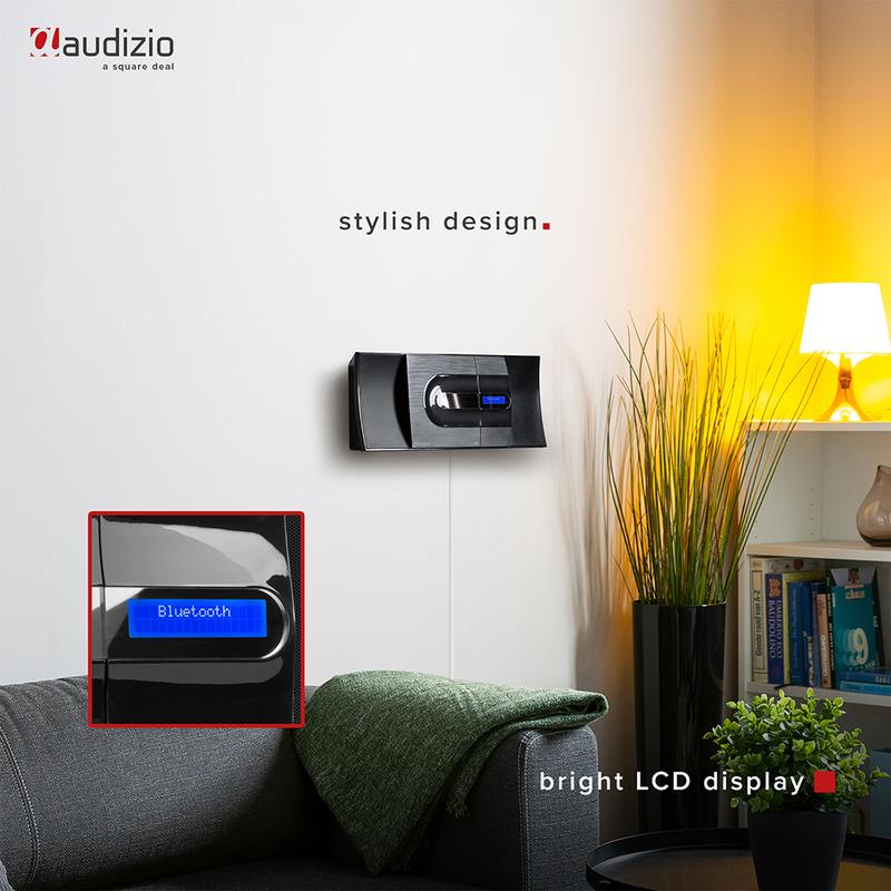 Audizio Tours HiFi Stereo System with Bluetooth, CD & DAB+, Black 5