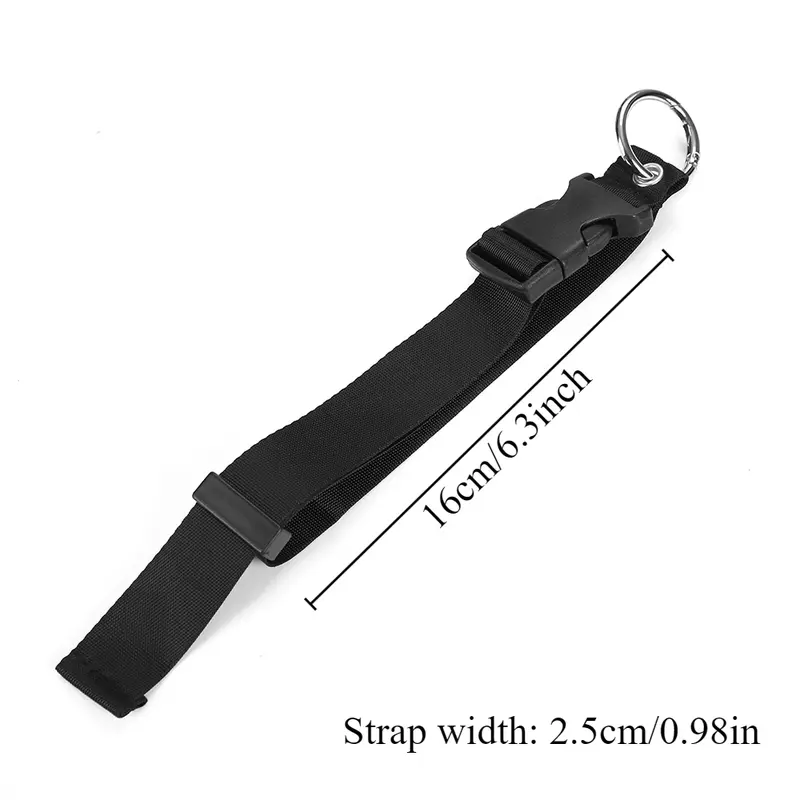 1PC Multi-Functional Luggage Strap with Secure Buckle Closure, Adjustable Anti-Theft Travel Packing Accessory, Durable Nylon with Keychain, Wet Wipe Clean, Compatible with All Sized Suitcases and Backpacks 8