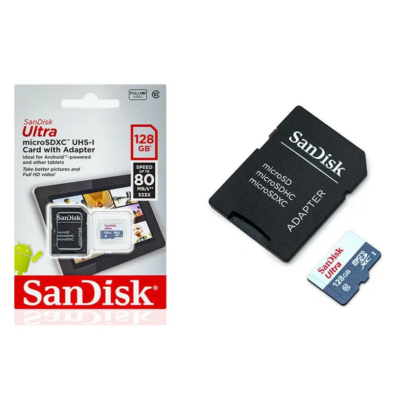 SanDisk Ultra 128 GB, Class 10 (10MB/s) - microSDXC Card 3