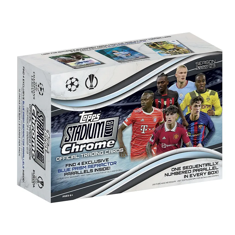 Topps Stadium Club Chrome *1 Blaster Pack - Sports Trading Cards