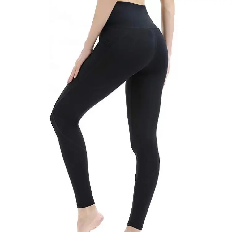 SheBoo Black Mobile Pocket Legging - Ella Fabric Fit Womenswear Bottom 4