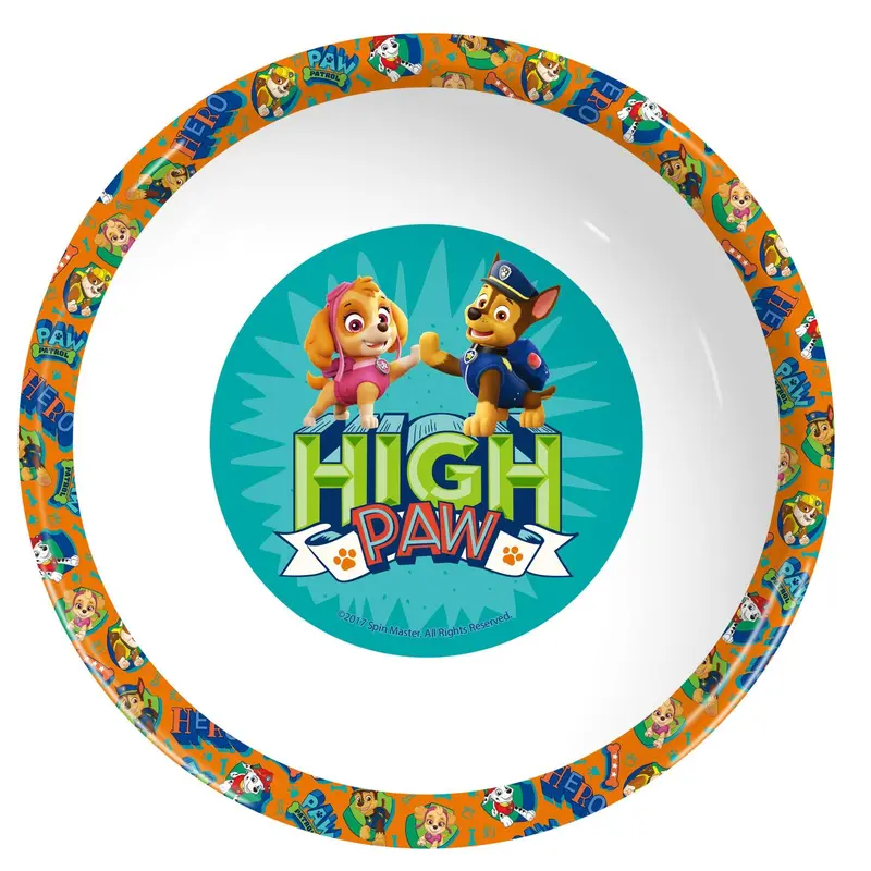 Paw Patrol 3Pcs Coloured Dining Set - Plate, Bowl and Tumbler Dinnerware Set for Children, BPA Free 2