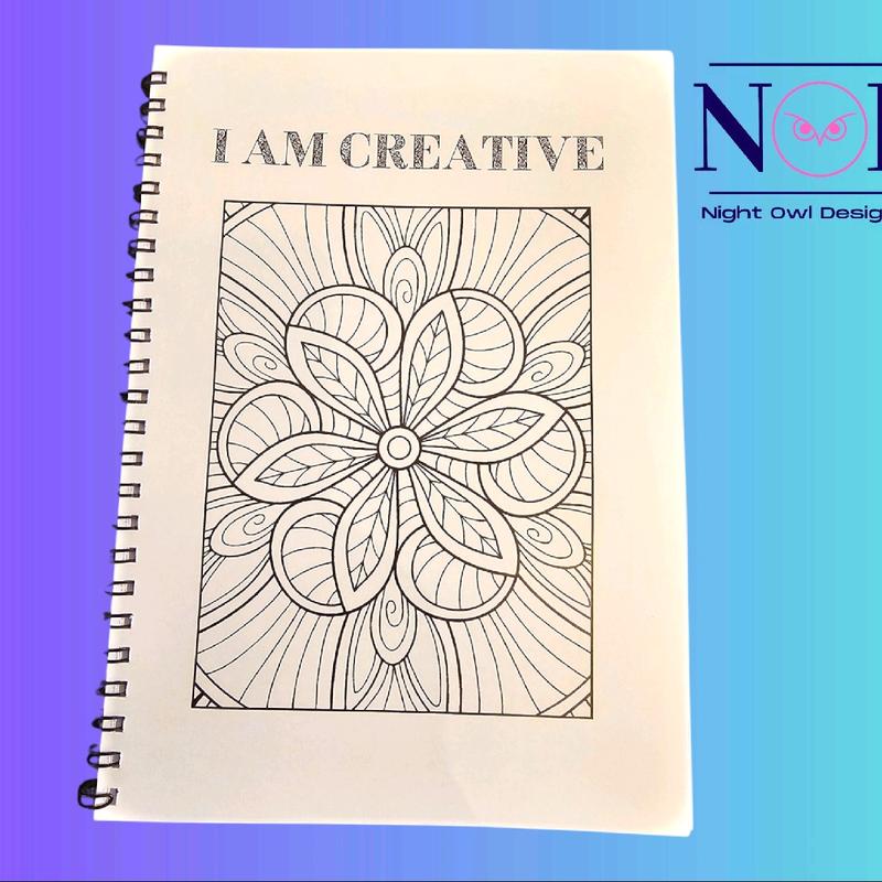 Mandala Affirmation Colouring Book - Relaxing and Meditative 3