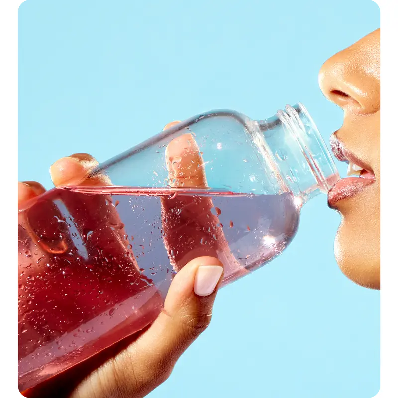 Raspberry, Elderberry, & Hibiscus - All Natural Fruit Water Flavours - Added vitamins & electrolytes Beverage Drink Sweet 5