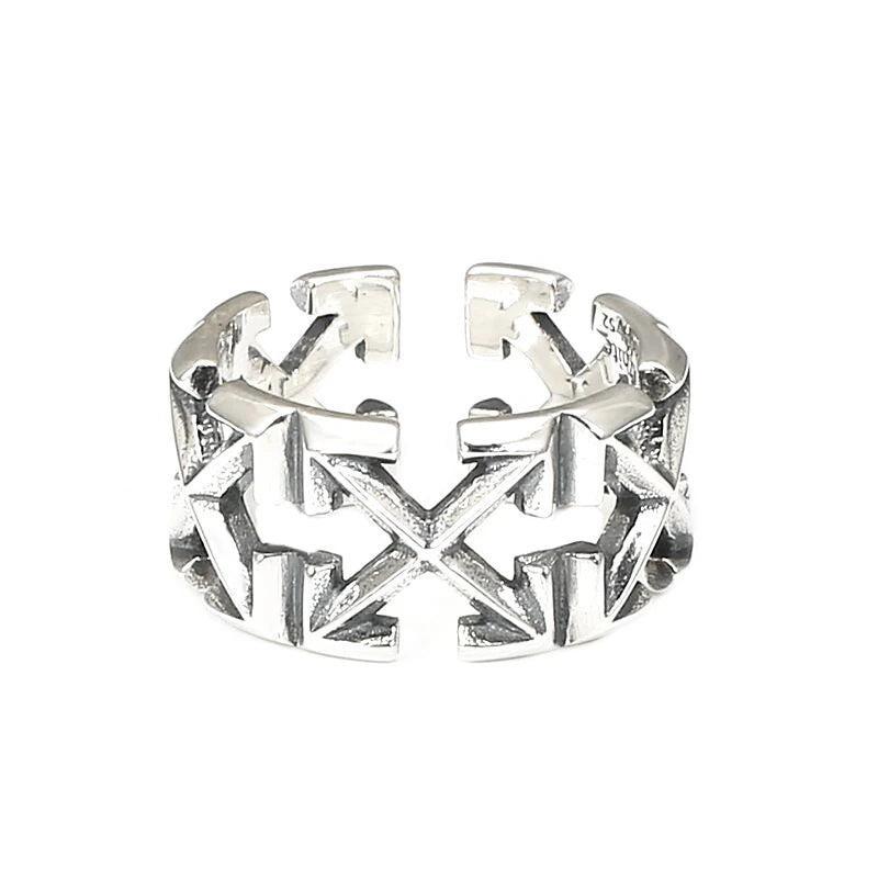 X-Centric Ring - Copper, Adjustable, Stackable - Men's and Women's Fashion Accessory 0
