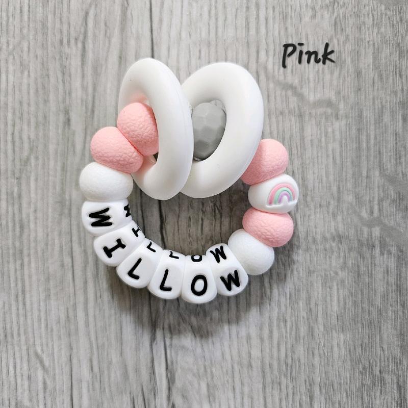 Personalised Teething Ring for Babies - Perfect Baby Gift 4