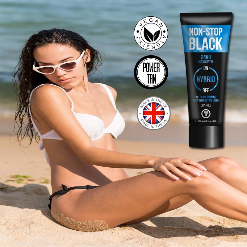 Power Tan Non-Stop Black Hybrid Sunbed Tanning Accelerator 3