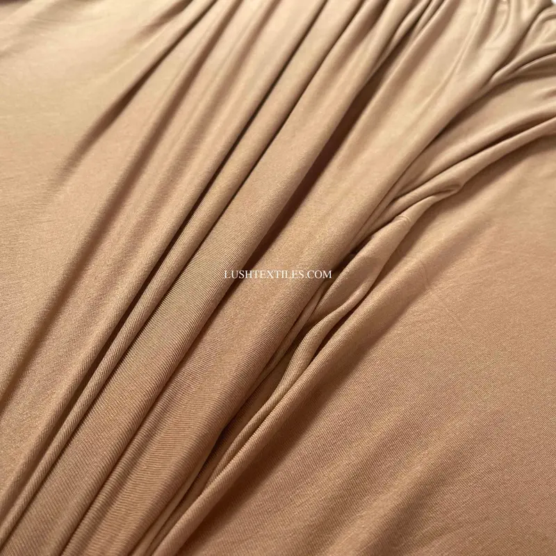 Plain T-Shirt Cotton Jersey Fabric, Nude 0