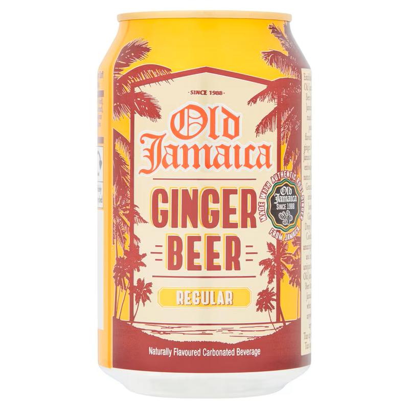 Old Jamaica Non Alcoholic Ginger Beer 330ml 24 Pack 0