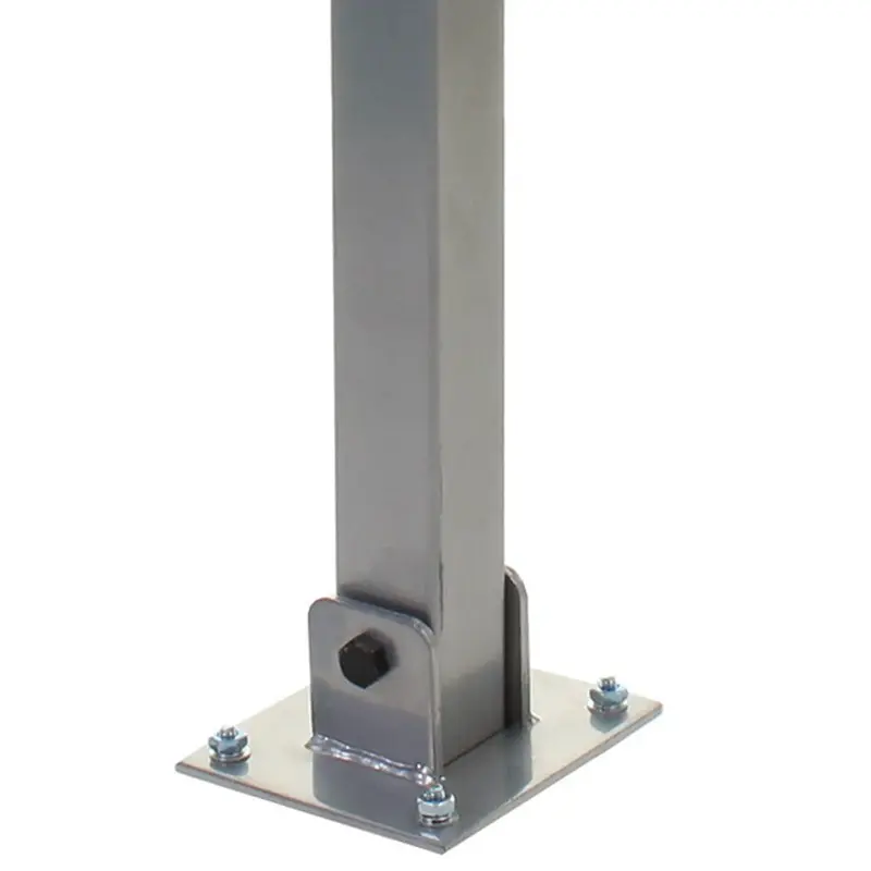 LOCKABLE PARKING BARRIER FOLDING CAR PARK BOLLARD SECURITY DRIVEWAY POST 3 KEYS 4