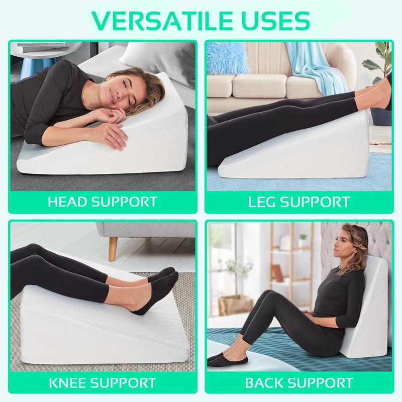 Premium Bed Wedge Pillow (20x18x11"): Enhanced Comfort & Support - Find Yours on TikTok Shop 6