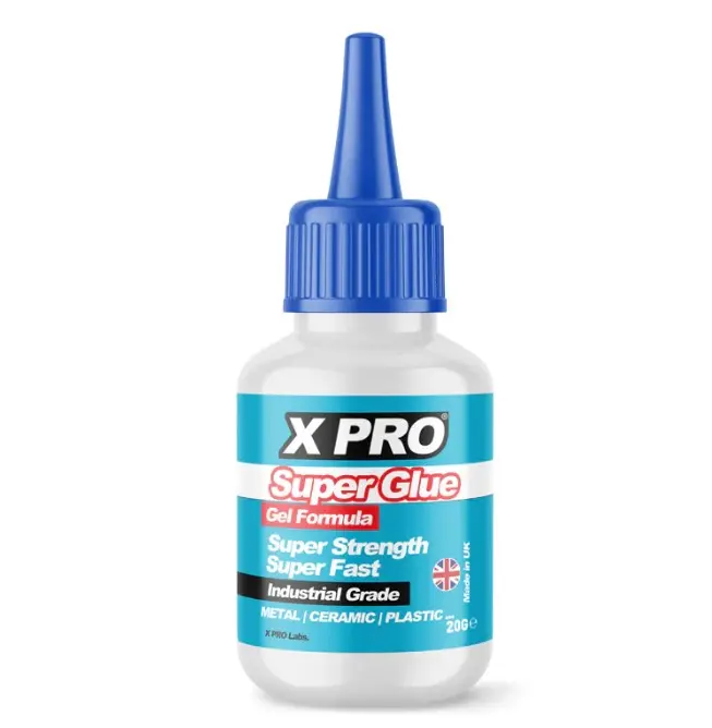 XPRO High Strength All-Purpose Super Glue Non-Drip Gel 20g - Fast-Acting Industrial-Grade Adhesive 0