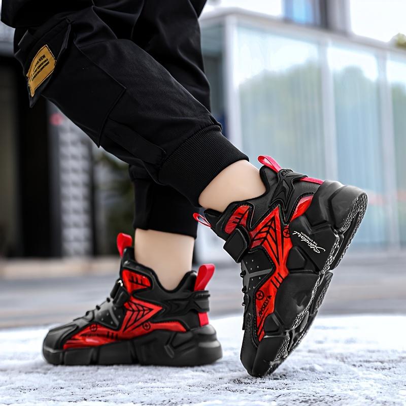 Product Introduction of New Fashionable Boys' Sports Shoes Waterproof, Anti slip, Wear resistant Children'S Running Shoes Outdoor Basketball Shoes Middle and Big Children'S Running Shoes 24