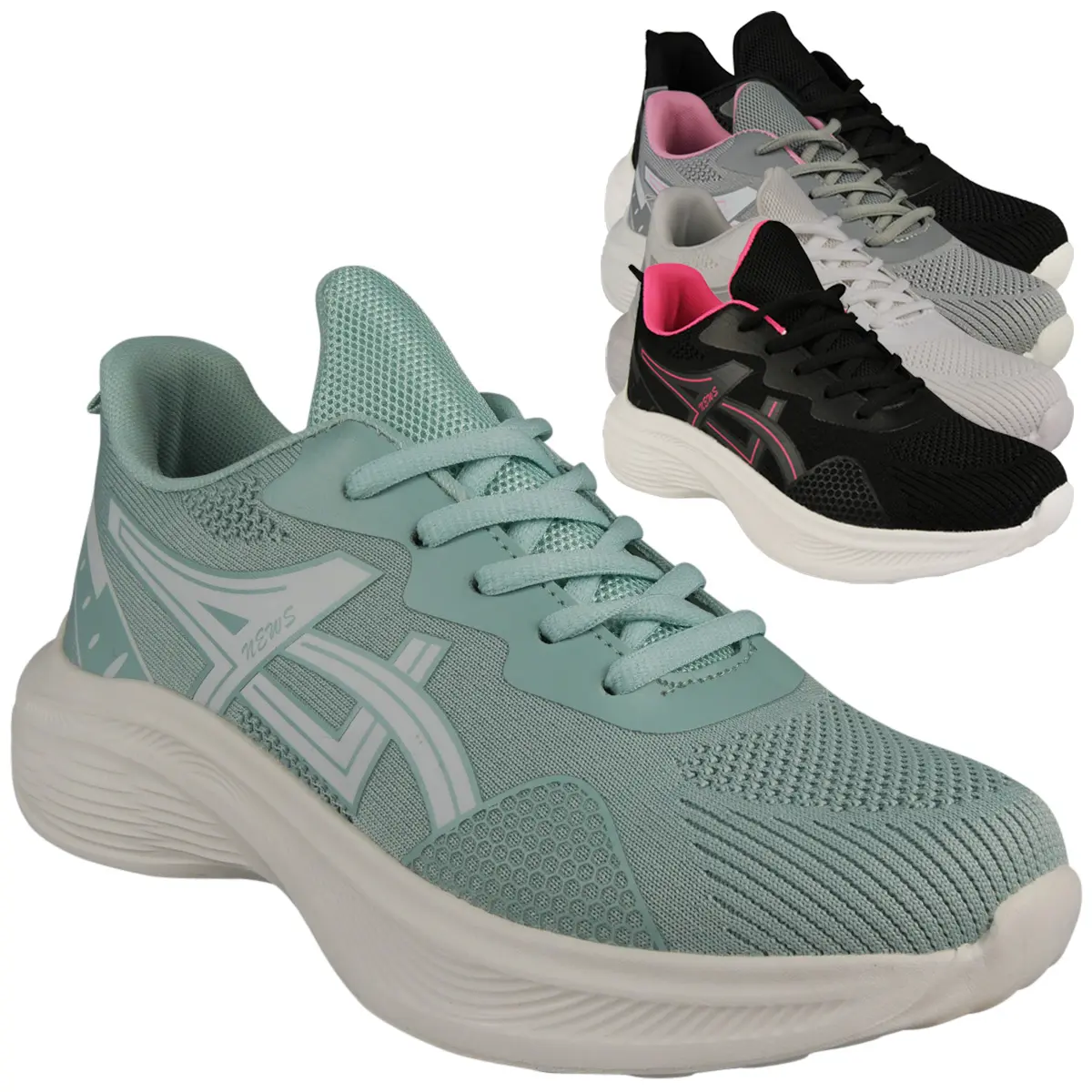 YY-107 Ladies Light weight Lace Up Comfy Classic Sneakers Trainers, Women Runner Causal Sport Outdoor Non-slip Sneakers Breathable All-match 2025 Spring