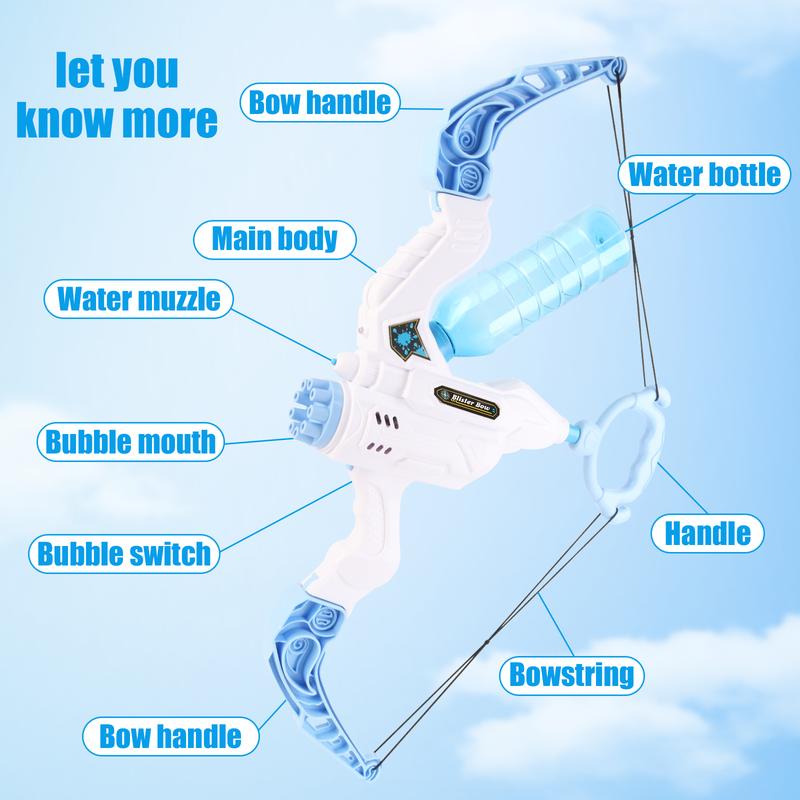 deAO Bow Bubble Machine – Adorable Bubble Maker for Kids Aged 4–6 – Automatic Bubble Blower for Indoor & Outdoor Fun – Ideal Birthday or Holiday Gift for Girls and Boys 7