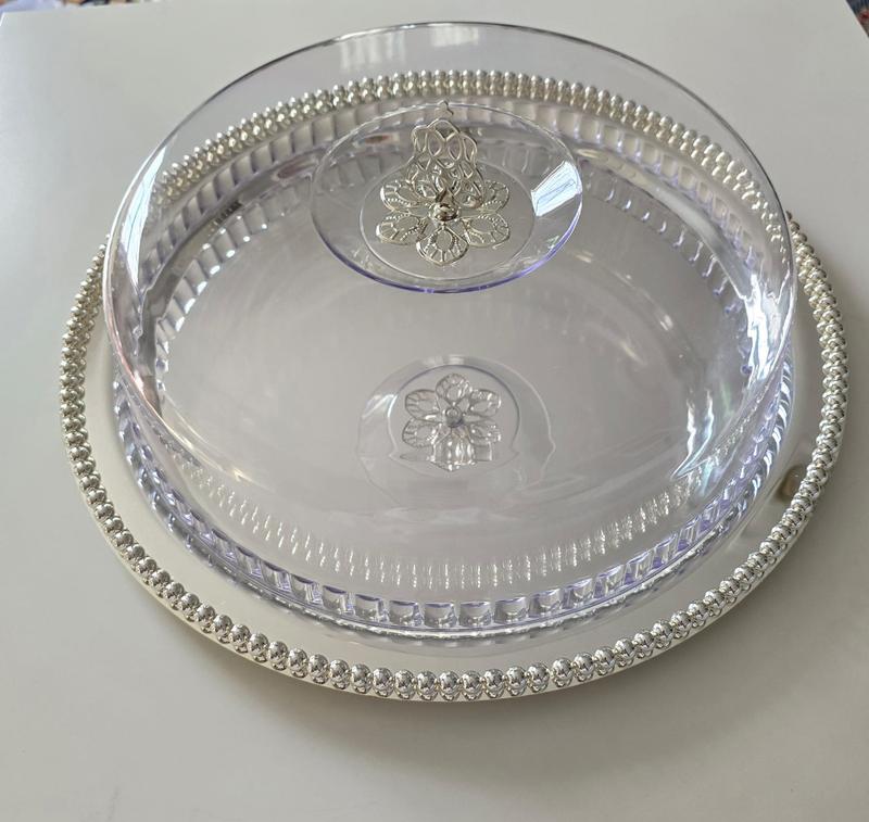 Cake and Snack Tray Set in Gold and Silver - Kings Kitchenware 1