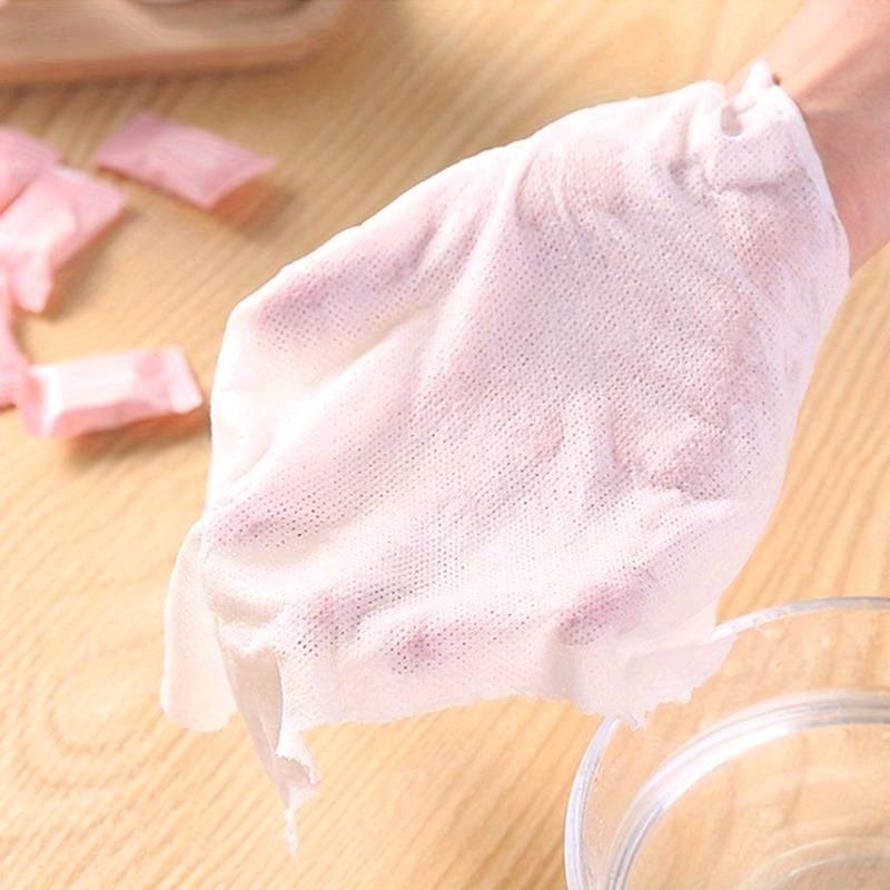 10 Pieces Portable Mini Disposable Compressed Towels for Travel, Camping and Home - Soft and Expandable Wipes - Easy to Carry - Space Saving Pack Set Traditional 4