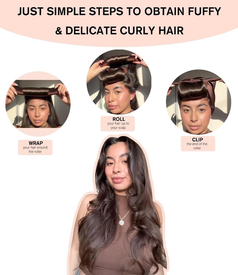 Product Introduction of Lightweight Soft Hair Curlers Sticks, 3 Counts/set Haircare Hair Styling Tools, Heatless Big Wave Curling Stick for Women & Girls, Professional Hair Styling Tools for Women 2