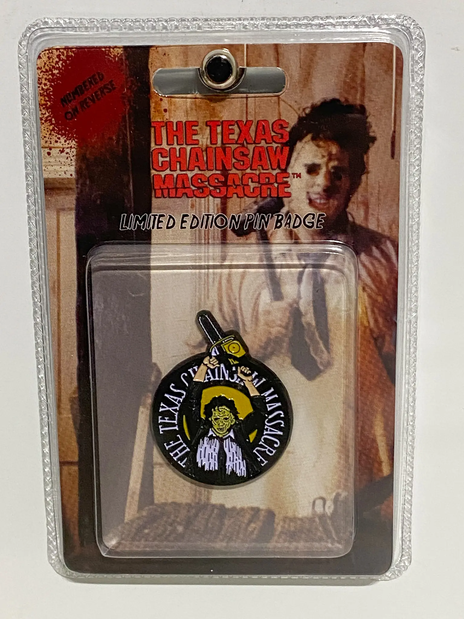 Texas Chainsaw Massacre Limited Edition Pin Badge