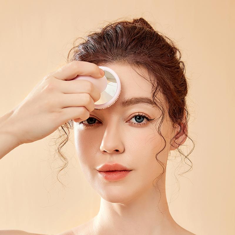 Easy to Use Handle Facial Cleanser Silicone Face Wash Beauty Brush Automatic Facial Cleanser Deep Cleaning Ladies Massage Facial Unisex Soothing Cleansing Comfort Adjustable Color Gentle Sensitive Waterproof face  massager 2