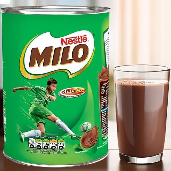 Milo Instant Malt Chocolate Drinking Powder Tin - 400g (Pack of 2) | Nourishing and Delicious Chocolate Malt Drink 1