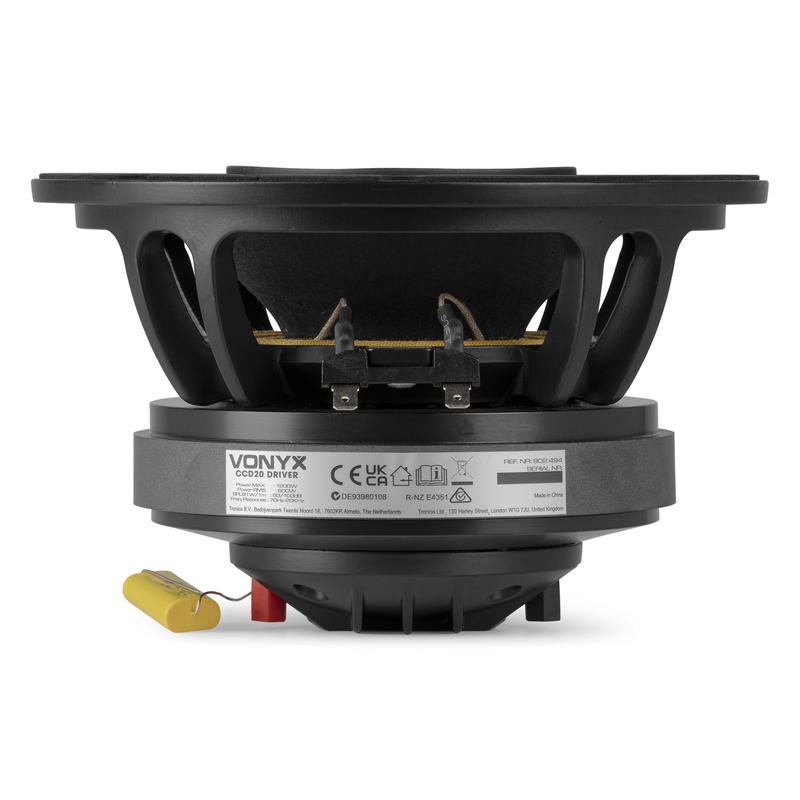 Vonyx CCD20 Compression Coaxial Speaker Driver - 8-Inch 5