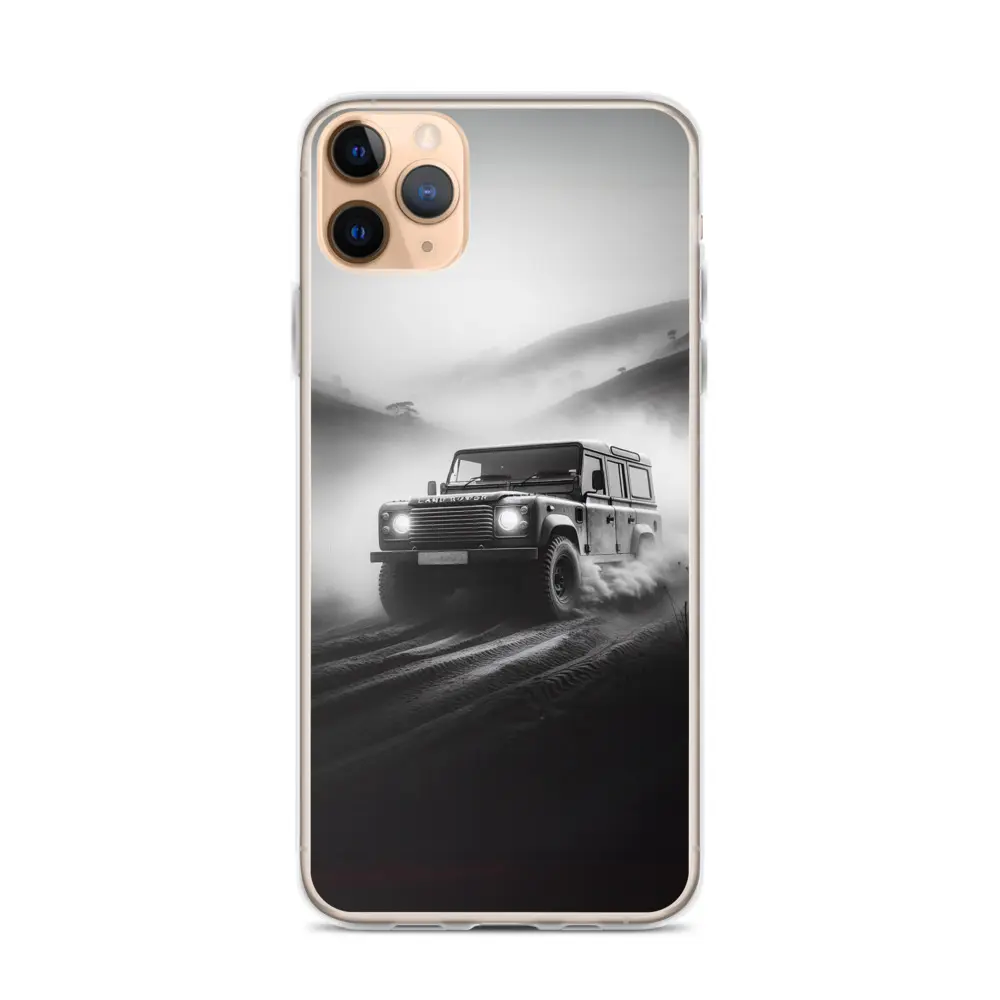Land Rover Defender iPhone Wireless Charging Compatible Phone Case with .5mm Raised Bezel, Scratch Resistant