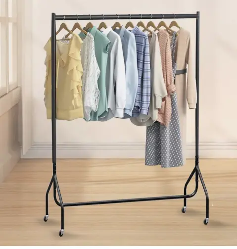 5x4ft Heavy Duty Garment Rail Hanging Clothes Home Portable Retail Display Stand 2