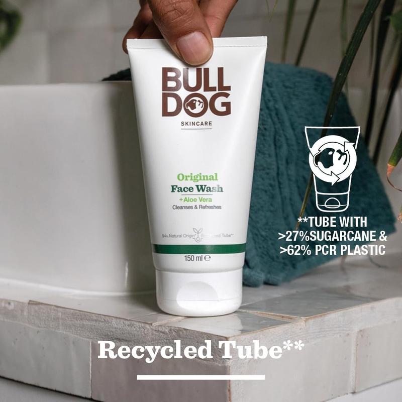 Bulldog Skincare Original Face Wash 150ml for Men with Normal to Dry Skin - Comfort Cleansing Gentle 4