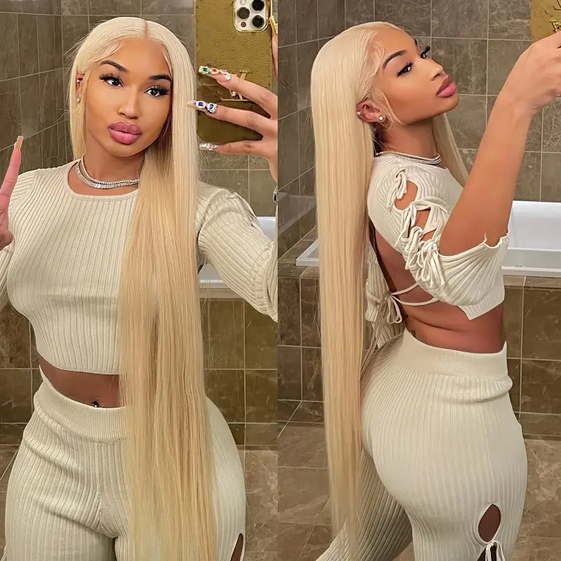 Human Hair Lace Frontal Wig Straight Lace Front Human Hair Wig Lace Colored Wig For Women Wigs