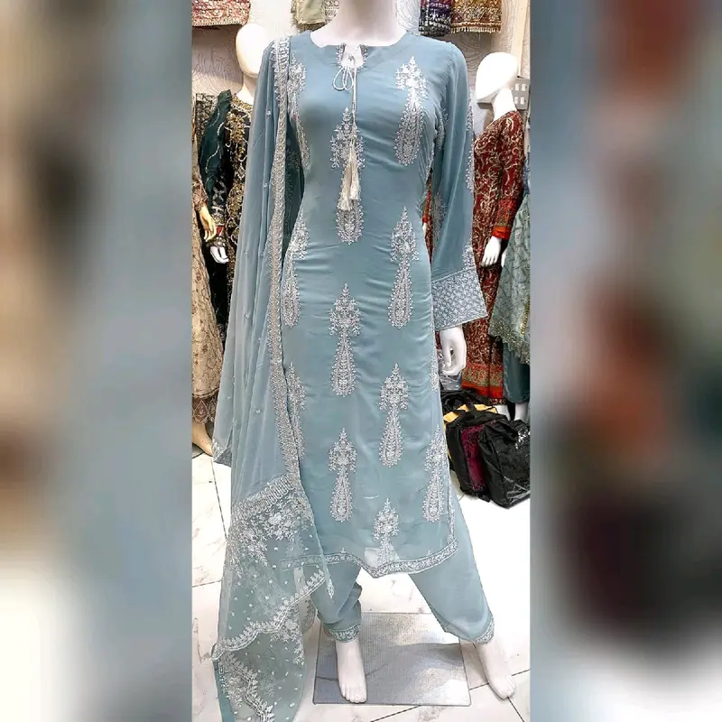 ESHAL COLLECTION CHIFFON 3 PIECE SUIT VOL 1 0